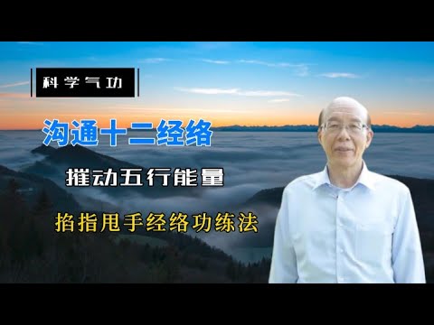 【李嗣涔-科學氣功】02 溝通十二經絡，催動五行能量，掐指甩手經絡功練法…