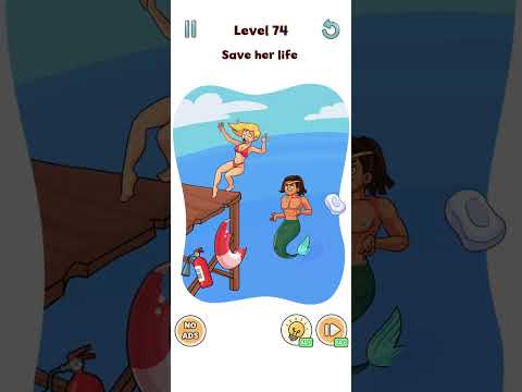 Rainbow DOP 🌈 🏳️‍🌈 | Level 74 Save her life mermaid🧜‍♂️ | #shorts #rainbowdop