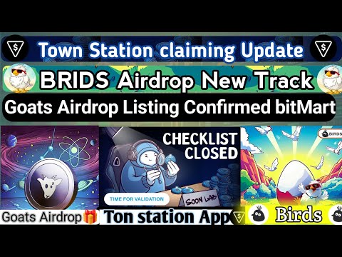 "Birds Airdrop New update"Goats Big News Ton station App claimed"