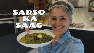 DELICIOUS, SUPER SIMPLE and HEALTHY SARSON KA SAAG | Saag recipe | Food with Chetna