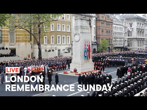 London Remembrance Sunday Live from The Cenotaph