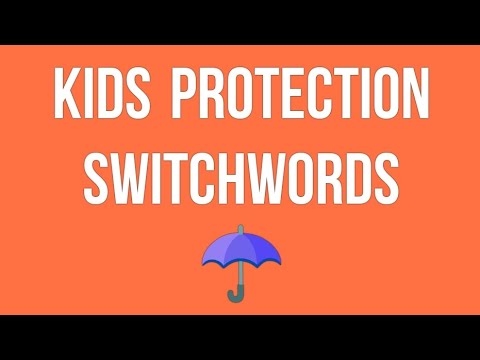 बच्चों की सुरक्षा के लिए | KIDS PROTECTION Switchwords|Use it when they are stepping out ☂️