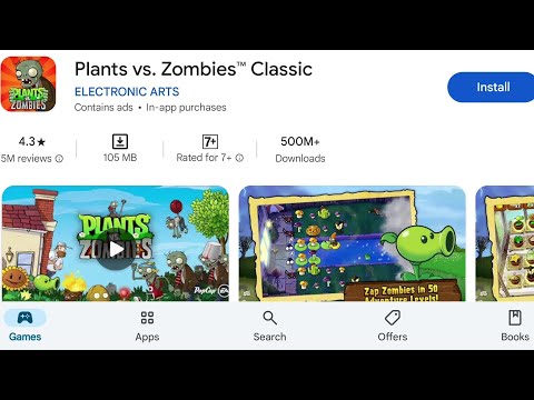 How To Install Plants Vs Zombies Classic App's | How To Download Plants Vs Zombies Classic App's