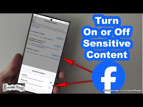 How to Turn On or Off Sensitive Content on Facebook