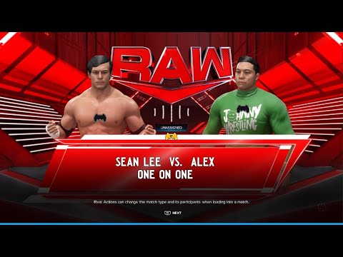 AWA Monday night dawn: Sean Lee vs Alex