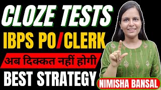 HOW TO SOLVE CLOZE TESTS | BEST STRATEGY | IBPS PO | IBPS CLERK | BANK EXAMS | NIMISHA BANSAL