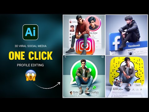 New Trending 3D AI Social Media Profile Name Photo Editing | Viral Photo Editing | Bing Ai Image