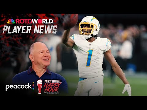 Quentin Johnston enjoying second-year leap with Chargers | Fantasy Football Happy Hour | NFL on NBC