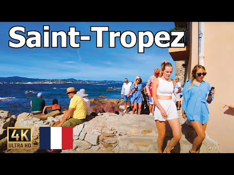 Saint Tropez , France 🇫🇷 Walking Tour in 4K 🇫🇷