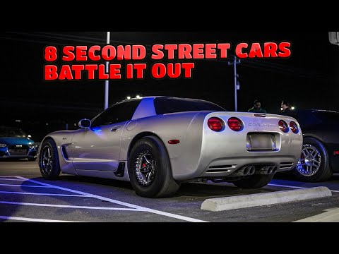 1100HP Single Turbo C5Z06 (The Bully) takes on 1100HP Twin Turbo Mustang (TexasFast 5.0)