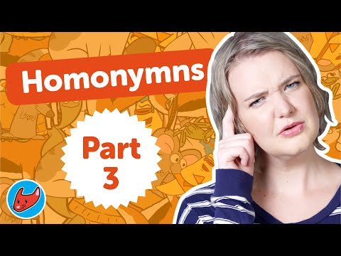 Tricky Words #27 | Homonymns | Part 3 | Made by Red Cat Reading