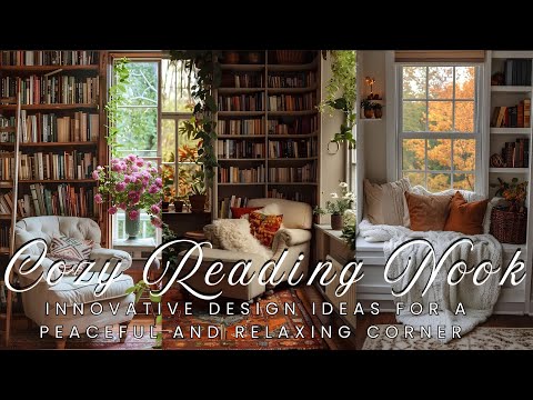 📚Create a COZY READING NOOK at Home | Innovative Design Ideas for a Peaceful and Relaxing Corner ✨