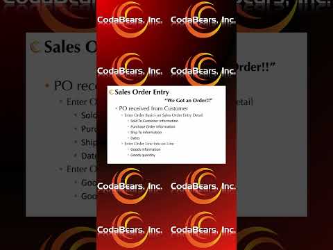 We Got An Order! - Sales Order Basics in Epicor