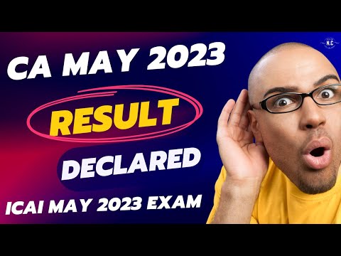 |CA May Exam 2023 Result Declared| ICAI May 2023 CA Exam Result Declared| ICAI Result CA May Exam|