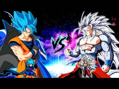 Goku TB V2 (New) VS Xeno Goku V3 (all form) in Jump Force Mugen