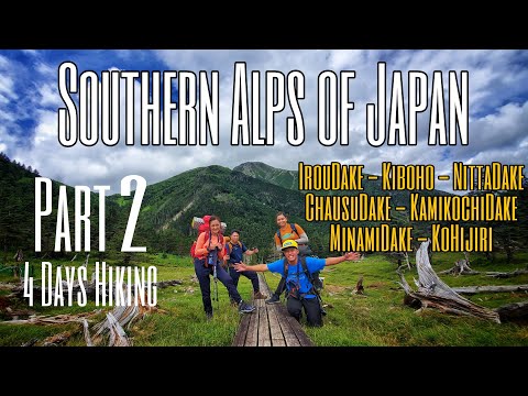 Southern Alps of JAPAN | 4 Day Hike | Mt. Hijiri Part 2