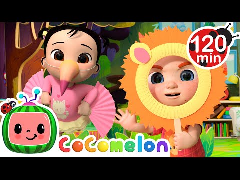 Fun Animal Dress Up Play! 🦁 | CoComelon Nursery Rhymes and Kids Songs | Animals for Kids