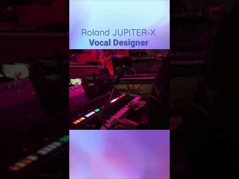 Roland JUPITER-X Vocal Designer 🎤#synthesizer #vocoder #roland #electronicmusic #jupiterxpert #song