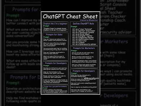 ChatGPT Prompts For Beginners