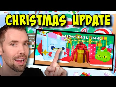 🔴LIVE | GARGANTUAN SANTA PAWS and SANTA PRESENTS CHRISTMAS UPDATE PET SIMULATOR 99  | Roblox