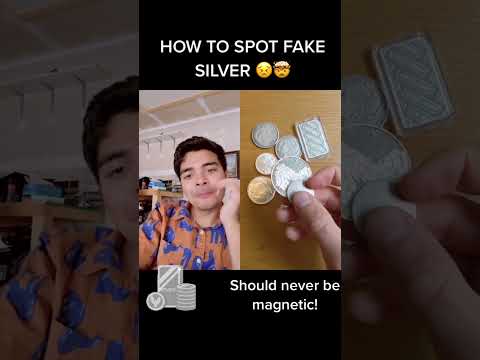 how to spot fake silver #preciousmetals #silver #gold #investing #learnontiktok