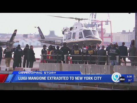 Luigi Mangione extradited to New York City