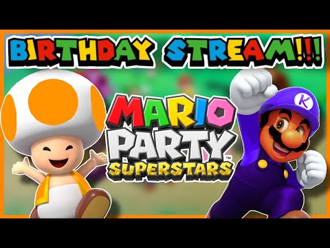 🔴Live | Birthday Stream! Mario Party: Superstars w/ Viewers and @KalebYork!!!