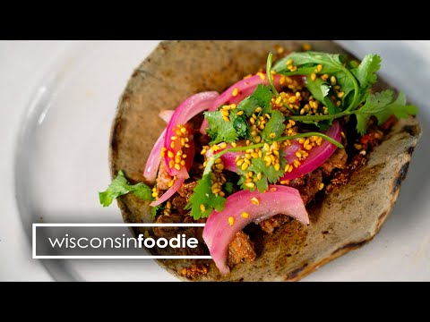 Chef Luke Zahm prepares mouth watering CARNE ASADA recipe over open fire!