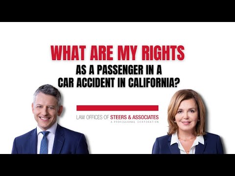 What Are my Rights As A Passenger in A Car Accident in California?