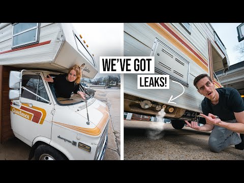 We’ve Got BIG RV Problems! - Propane Leak & Water Leaking Into Our Camper Van!?