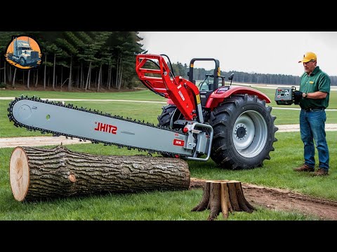 Extreme Dangerous Fastest Big Chainsaw Cutting Tree Machines - Monster Removes Tree Stump | Part 9