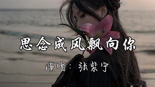 张紫宁 - 思念成风飘向你『一个人 没人能说话，而我的爱意随风啊 起风了 你摇啊晃啊。』『动态歌词MV』