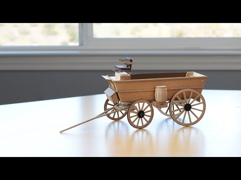 DIY Miniature Fifth Wheel Wagon / 微缩五轮马车