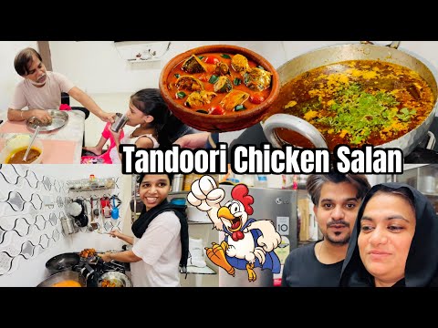 Tandoori chicken Salan | Sonam Ne lagaya Normal Salan Main Apna Naya Tadka😋| Bache Huwe Diwane😋