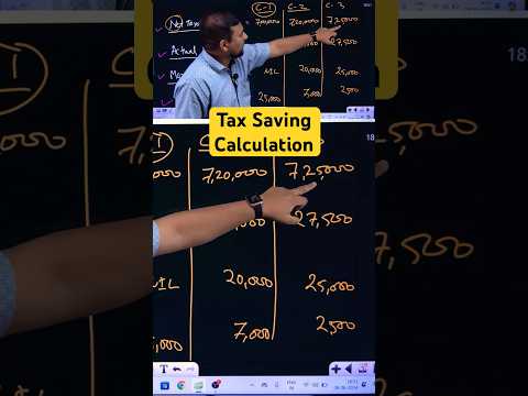 Additional Tax Saving Calculation under New Tax Regime #itr #incometaxreturn #newtaxregime