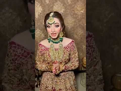 Nawal Saeed views on her beautiful Makeup look #bridal #shorts