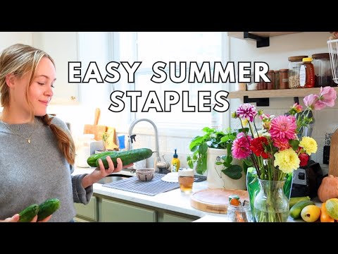 Easy summer staples | weekly family meals