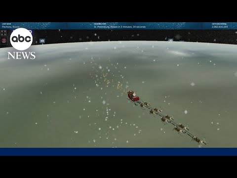 Tracking Santa around the world