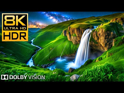 8K VIDEO ULTRA HD - Dolby Vision HDR - Most Spectacular Places on Earth #8K #EARTH #BGM