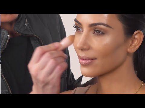 Mario Does Kim's Makeup