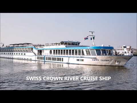 Swiss Crown River Cruise Ship cruising the Rhine, Moselle and Danube Rivers