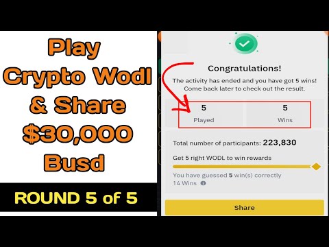 New binance crypto wodl complete answers | Crypto wodl 8 letters word | last Round