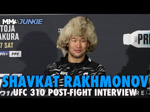 Shavkat Rakhmonov Proposes Dates for Belal Muhammad Title Fight After In-Cage Faceoff | UFC 310