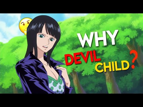 Why ROBIN is called DEVIL CHILD😈 #mystery #anime #onepiece