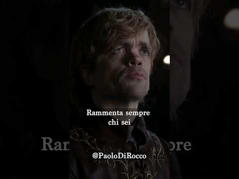 "Rammenta sempre chi sei" #shorts #citazioni #gameofthrones