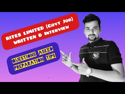 MY INTERVIEW AND WRITTEN TEST EXPERIENCE IN RITES LIMITED (PSU JOBS) MINISTRY OF RAILWAYS JOBS #cma