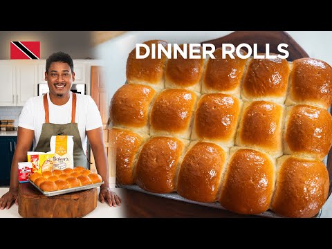 Soft & Buttery Dinner Rolls Recipe by Chef Shaun 🇹🇹 Foodie Nation