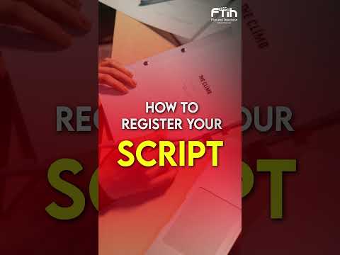 How to register your script | FTIH | #scriptwriting #screenwriting