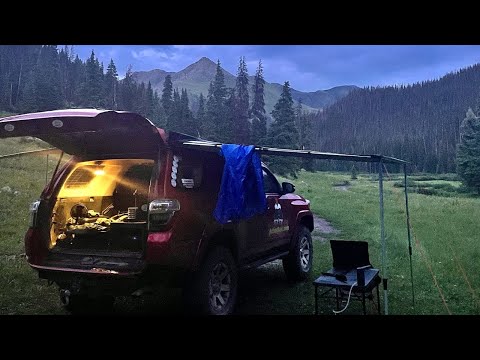 SOLO 4Runner Camping in RAIN