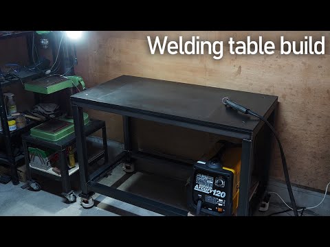 溶接作業台を作ってみた。/ Welding table build!